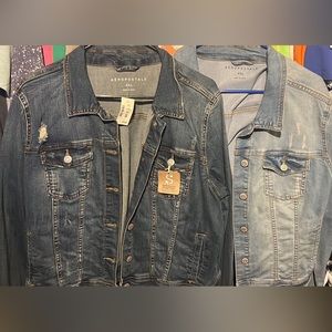 Jean jackets.